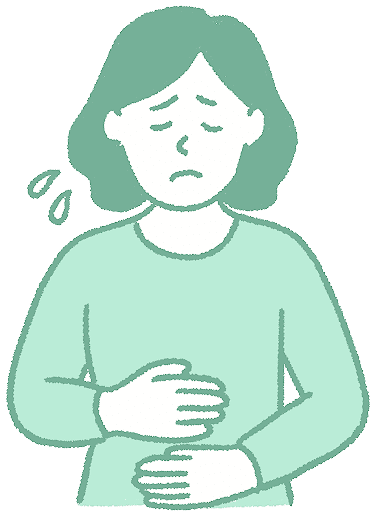 胃の痛みを感じる