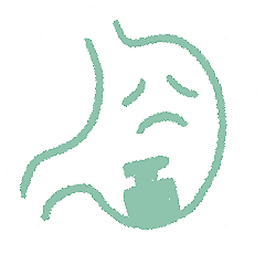 胃が重く、すっきりしない