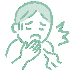 吐き気を感じることがある